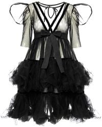 Silvia Serban - Baby Doll Ruffles Dress - Lyst