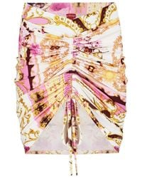No'design - Monarch Ruched Mini Skirt - Lyst