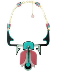 Gissa Bicalho - Handmade Acrylic Necklace Short Tulip Candy - Lyst