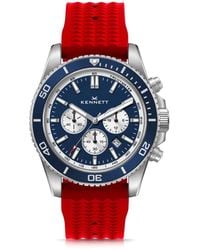 Kennett Watches & Accessories - Kennett Pacesetter Chronograph Watch With Fkm Rubber Strap - Lyst