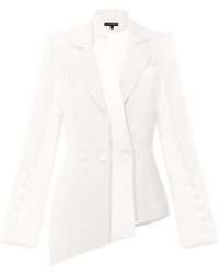 Tia Dorraine - Modern Power Asymmetric Tailored Blazer - Lyst