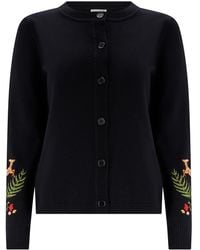 Sugarhill - Kamila Cardigan Woodland Embroidery - Lyst