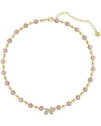 Cloud Haven - Crystal Daisy Logo Necklace - Lyst