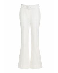 We Are Kindred - Josephine Flare Belt Pants - Lyst