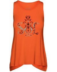 Conquista - Racer Back Print Top - Lyst