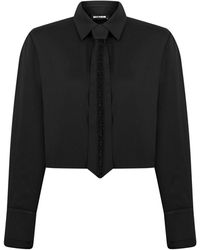 Nocturne - Shirt With Tie Detail - Lyst