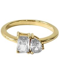 Belinda Jewelz - Toi Et Moi Topaz Birthstone Ring - Lyst
