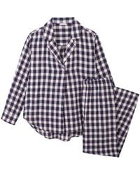 Mamu Dream - Organic Cotton & Gingham Check Pyjama Set - Lyst