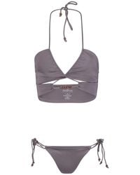 The Delarose Sisters - Neutrals Beaded Bikini Set - Lyst