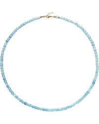 Bombyx House - Aquamarine Cubist Necklace - Lyst