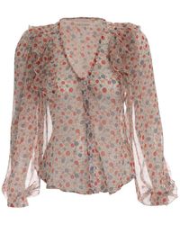 Sofia Tsereteli - Blouse Grace With Jabot - Lyst