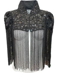 Any Old Iron - Beaded Button Shrug - Lyst