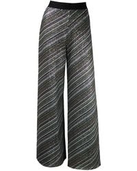 Me & Thee - Pit Stop Metallic Stripe Trouser - Lyst