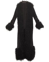Jennafer Grace - Penny Deluxe Baroque Velvet Faux Fur Jacket - Lyst