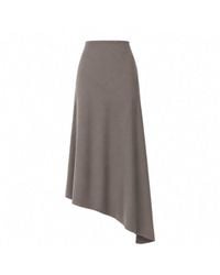 Elamins - Asymmetric Drape Skirt - Lyst