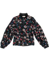 Louche - Masha Carpathian Florals Print Long Sleeve Blouse - Lyst
