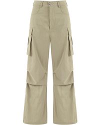 Nocturne - Neutrals Cargo Pants With Pockets - Lyst