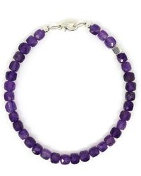 Shar Oke - Amethyst & Sterling Beaded Bracelet - Lyst