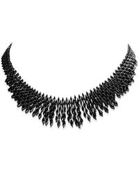 SALLY SKOUFIS - Renaissance Cascade Necklace With Made Cz Diamond Stimulant - Lyst