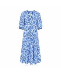 Kaminee - Floral Cotton Dress - Lyst