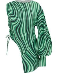 Cansu Xi - Dionysus Printed Blouse - Lyst