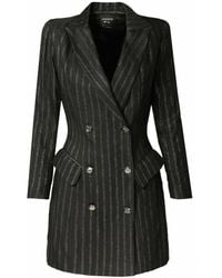 AVENUE No.29 - Double Breasted Linen Blazer Dress - Lyst