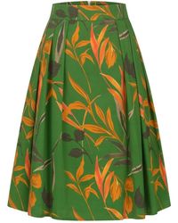 Marianna Déri - Autumn Leaves Midi Skirt - Lyst