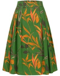 Marianna Déri - Autumn Leaves Midi Skirt - Lyst