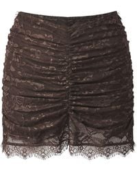 OW Collection - Selah Lace Mini Skirt - Lyst
