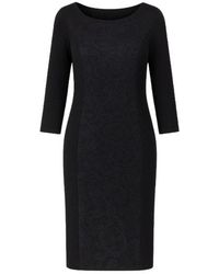 Conquista - Lace Detail Stretch Dress - Lyst