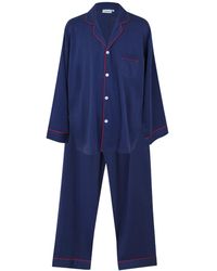 Luna Luz - Helen Cotton Long-Sleeve Pajama Set - Lyst