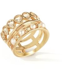Retro Chic - Aeolian Echo Ring - Lyst