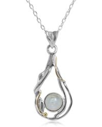 Isla Silver - Teardrop Sterling Moonstone Pendant - Lyst