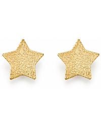 Silver Moon - Plated Sterling Star Earrings – Celeste - Lyst