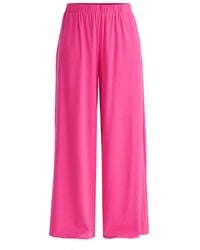 Paisie - Wide Leg Lyocell Jersey Trousers - Lyst