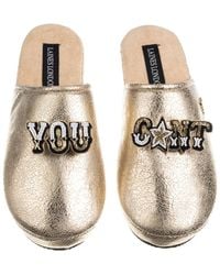 Laines London - Softie Slippers With You Cunt Brooches - Lyst
