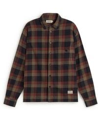 Thinking Mu - Theo Albion Checkered Overshirt - Lyst