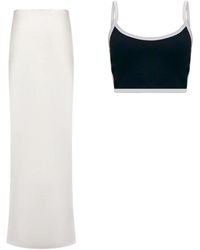 Unum Diem - Neutrals Mono Camisole & Skirt - Lyst