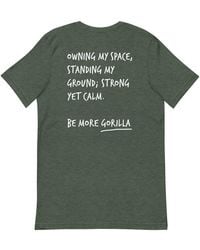 Anchor and Crew - Forest Think Ocean Gorilla Aspirations Cotton Embroidered T-Shirt - Lyst