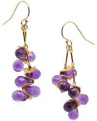Lori Kaplan Design - Signature Amethyst Earrings - Lyst