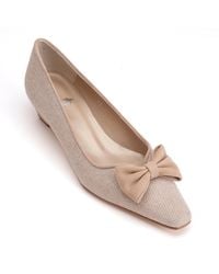 Franchetti Bond - Neutrals Giada Italian Canvas Light Taupe - Lyst