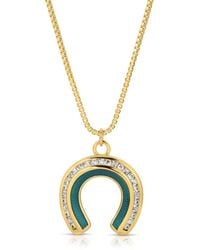 Glamrocks Jewelry - Good Fortune Horseshoe Necklace - Lyst