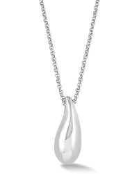 Dower & Hall - Large Pebble Droplet Pendant - Lyst