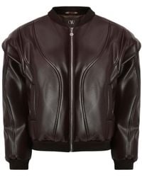 OW Collection - Valentina Faux Leather Jacket - Lyst