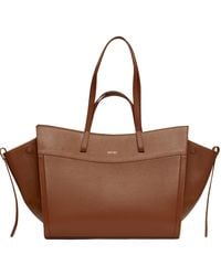 Saonara Brand - Shopping Bag Chestnut Leather - Lyst