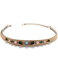 The Pink Reef - Collar Necklace - Lyst