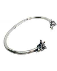 Tg-Jewellery by Tamara Gervasio - Punk Skull Rigid Bangle – Recycle Sterling One Of A Kind - Lyst