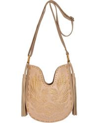 Jodi Lee - Neutrals Mini Owl Rose Bag Cream - Lyst
