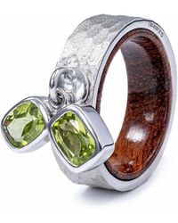 German Kabirski - Sylphs And Rosewood Ring With Dual Octagon Cut Peridots - Lyst