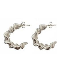 Mitsymay Jewellery - Twists & Tangles Half Hoops - Lyst